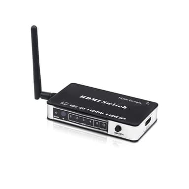 Trådlös HDMI switch med Miracast Mirascreen wifi dongel för Chromecast