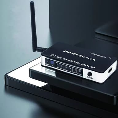 Trådlös HDMI switch med Miracast Mirascreen wifi dongel för Chromecast