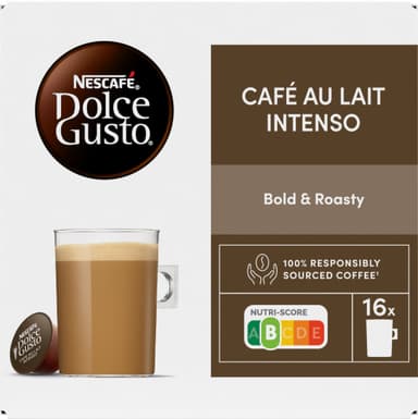 NESCAFÉ Dolce Gusto Cafe au Lait Intenso kaffekapslar (16 st)