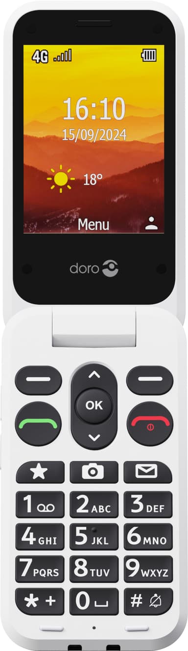 Doro Leva L31 mobiltelefon (grafit)