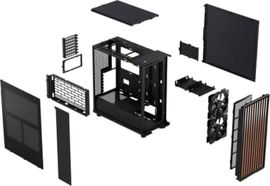 Fractal Design North PC-chassi (kolsvart)