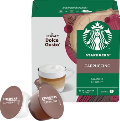 Starbucks Cappuccino by NESCAFÉ Dolce Gusto kaffekapslar (12 st)