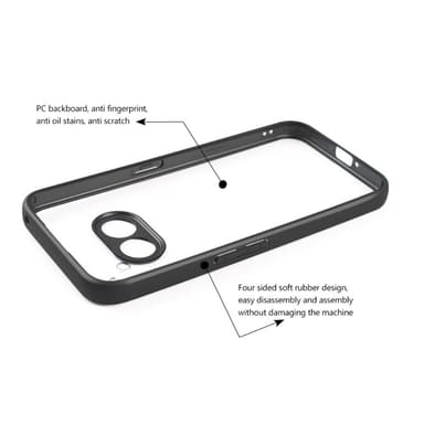 För Nothing Phone (2a) TPU + Akryl Anti-dropp Fodral Skal