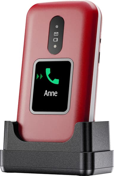 Doro 2881 mobiltelefon (röd)