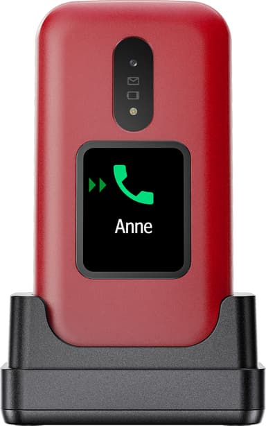 Doro 2881 mobiltelefon (röd)