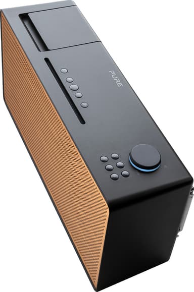 Pure Evoke Home Wood Edition digitalradio (svart)