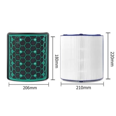 Hepa-Filter till  Dyson Luftrenare TP04 / TP05 / TP07 2-pack