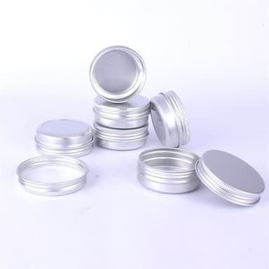 Aluminiumburk med lock 27x56mm