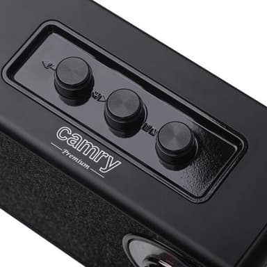 FM-radio med bluetooth och TWS-funktion - svart