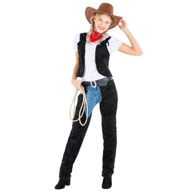 tectake Maskeraddräkt Cowgirl Wild amber