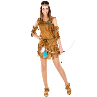 tectake Maskeraddräkt Indiankvinnan Cheyenne