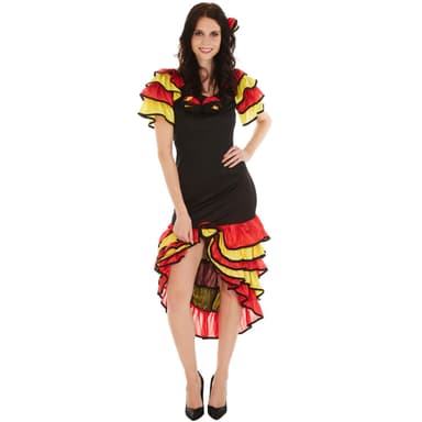 tectake Maskeraddräkt Flamencodansare Maria Carmen