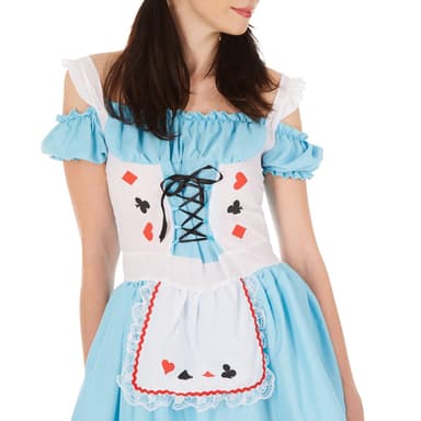 tectake Maskeraddräkt Spelkortsdam