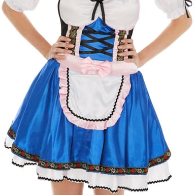 tectake Maskeraddräkt Dirndl Klänning till oktoberfest