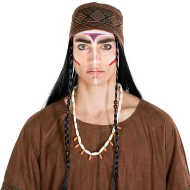 tectake Maskeraddräkt Herr Indian Vilda Hingsten