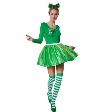 tectake St. Patrick’s Day-ballerinakjol i nationalfärger