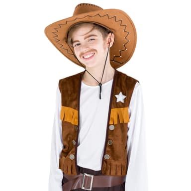 tectake Maskeraddräkt Pojke Cowboy Luke