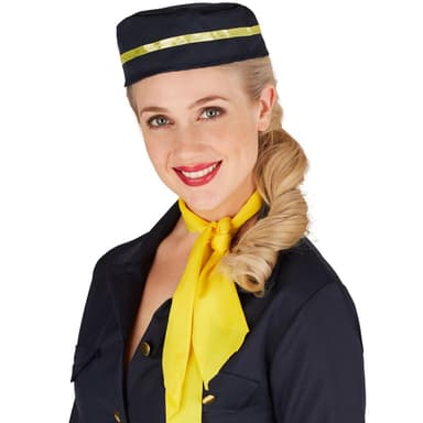 tectake Maskeraddräkt Dam Flygvärdinna