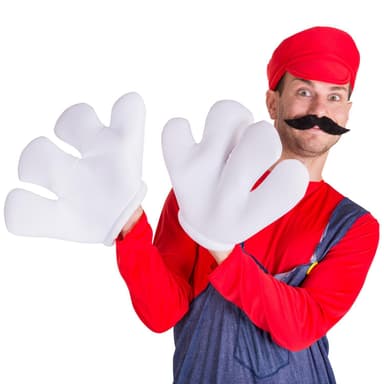 tectake Maskeraddräkt Herr Super rörmokare Mario