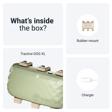 Tractive DOG XL GPS tracker hund (grön)