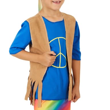 tectake Maskeraddräkt Pojke Hippie Peace