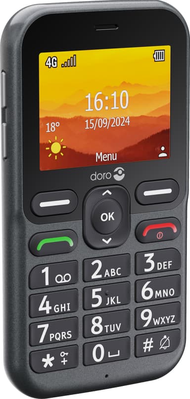 Doro Leva L11 mobiltelefon (grafit)