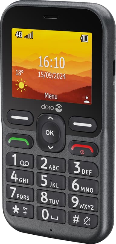 Doro Leva L11 mobiltelefon (grafit)