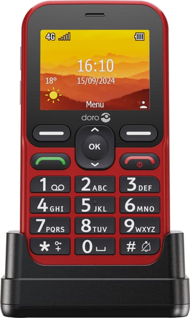Doro Leva L11 mobiltelefon (röd)