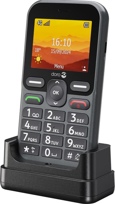 Doro Leva L11 mobiltelefon (grafit)