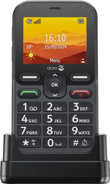 Doro Leva L11 mobiltelefon (grafit)