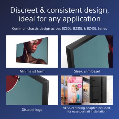 Sony 85" FW-85BZ40L 24/7 650 nits Signage