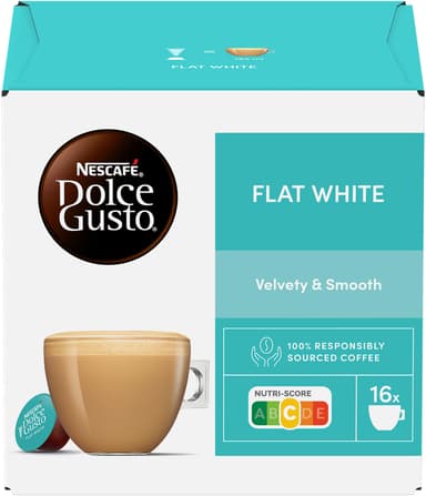 NESCAFÉ Dolce Gusto Flat White kaffekapslar (16 st)