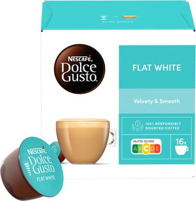 NESCAFÉ Dolce Gusto Flat White kaffekapslar (16 st)