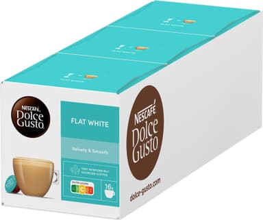 NESCAFÉ Dolce Gusto Flat White kaffekapslar (16 st)