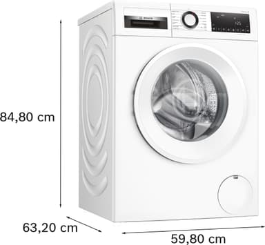 Bosch serie 6 tvättmaskin WGG1440ASN (9kg)