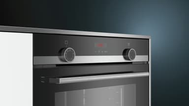 Siemens iQ300 Inbyggnadsugn HB573ABR0S (rostfri)