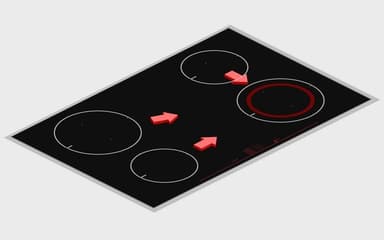 Bosch Serie 6 Induktionshäll med inbyggd fläkt PVQ895H26E (80cm)