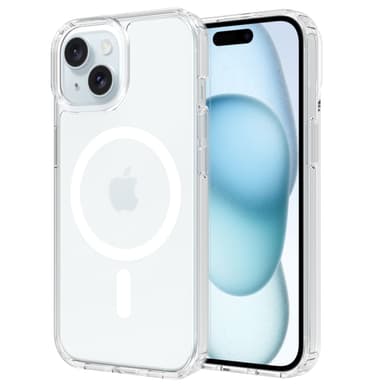 Mobique Magnetic Hybrid Case iPhone 15 Clear