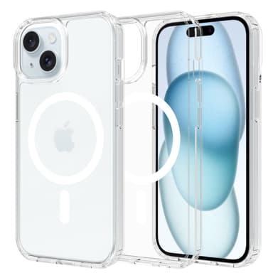 Mobique Magnetic Hybrid Case iPhone 15 Clear