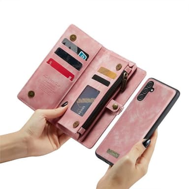 CaseMe mobilfodral 008 8-kort Samsung Galaxy A25 5G - Rosa