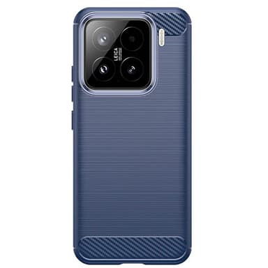 Borstat silikon skal Xiaomi 15 Pro - Blå