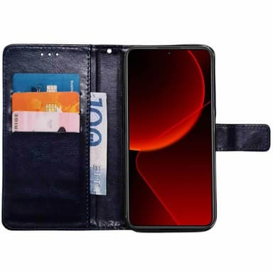 Plånboksfodral 3-kort Xiaomi 15 - Mörkblå