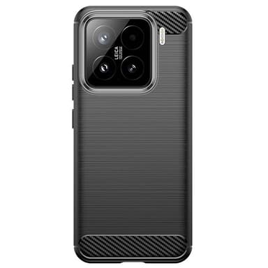 Borstat silikon skal Xiaomi 15 Pro - Svart