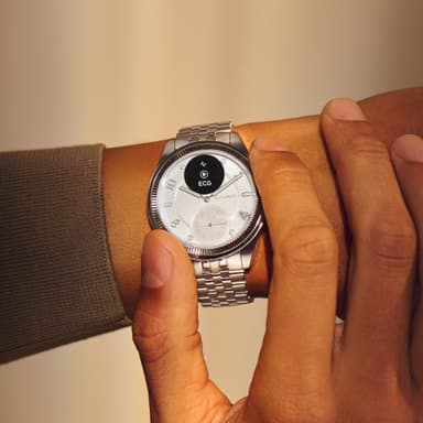 Withings ScanWatch Nova Brilliant hybridklocka 39mm (silver)