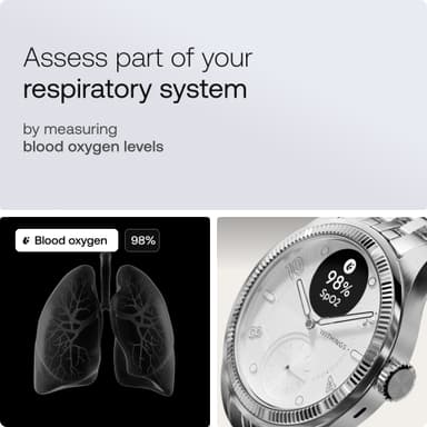 Withings ScanWatch Nova Brilliant hybridklocka 39mm (silver)