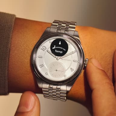 Withings ScanWatch Nova Brilliant hybridklocka 39mm (silver)