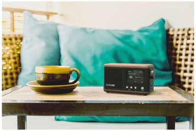 Pure Classic Mini portabel digitalradio (kaffesvart/valnöt)