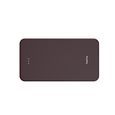 Hama Powerbank Colour 20 20000mAh USB-C+USB-A Plommon