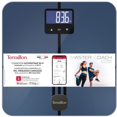 Terraillon Personvåg Master Coach Ultra Wifi & BMI 180 kg