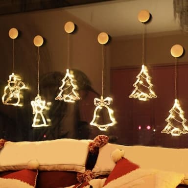 LED-lampa för julen, Tomte